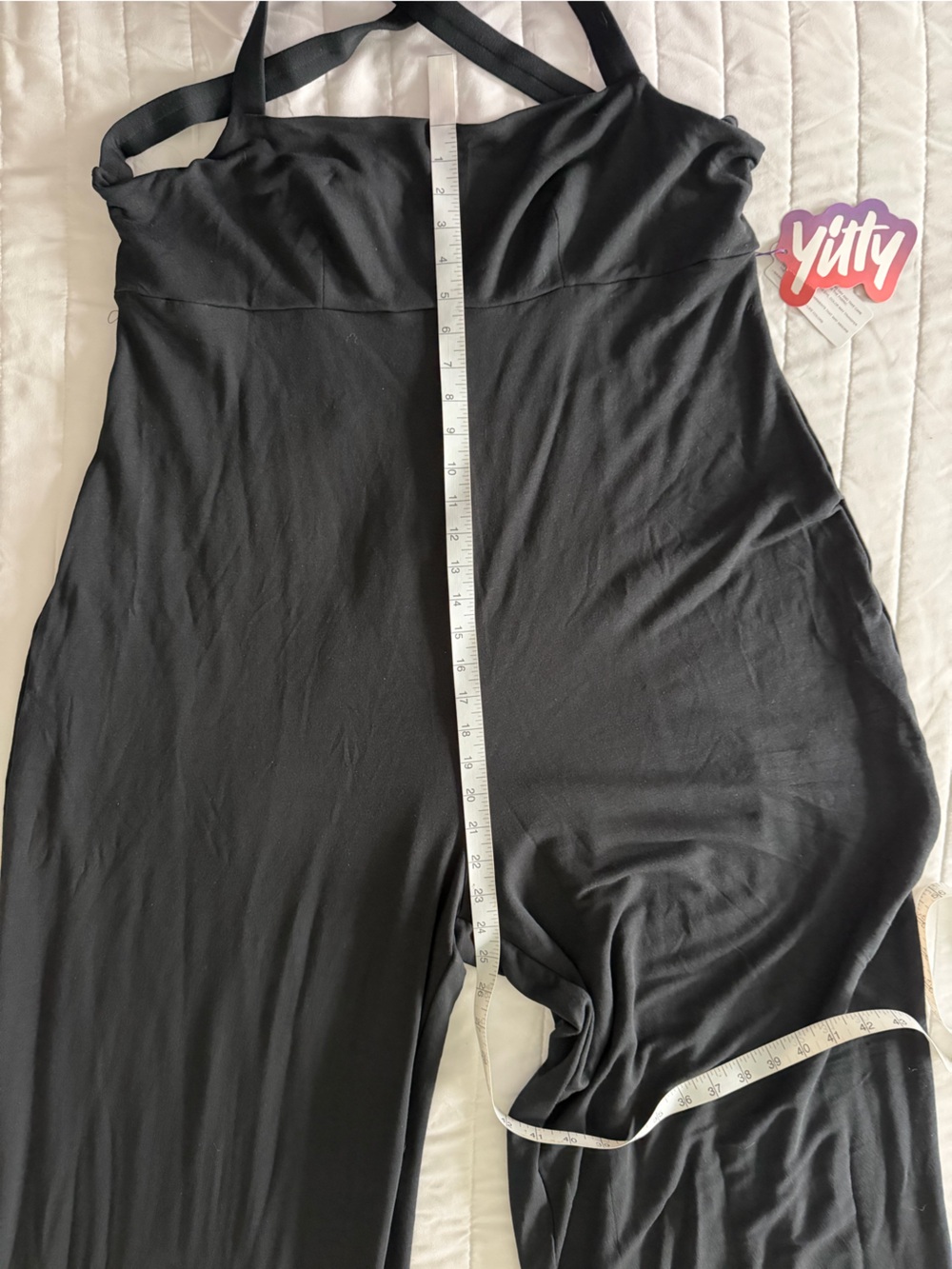 YITTY Black Jumpsuit with Wide Straps - Picture 6 of 10